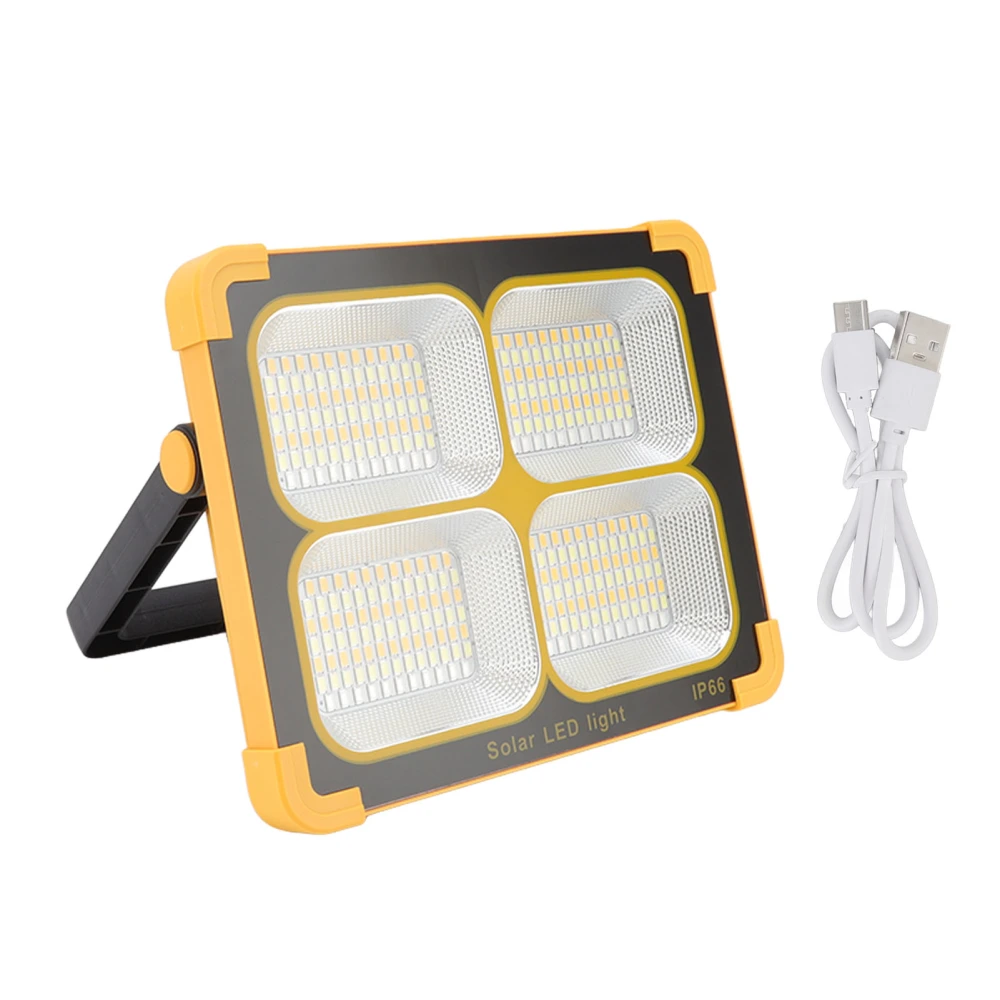 8000LM LED Work Light 348LED 12000MAH Battery IP66 Waterproof Portable Flood Lights with Rotating Bracket for Camping