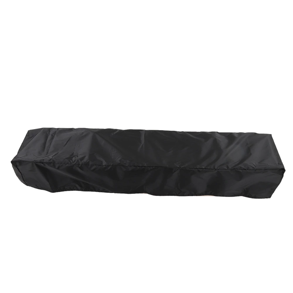 Piano Keyboard Dust Cover Waterproof Breathable Stretchy Black Electric Piano Protective Cover for 61 Keys Digital Piano