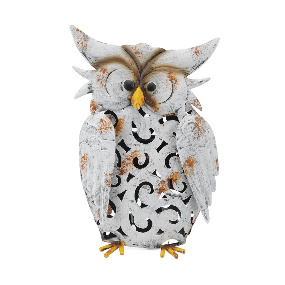 Solar Light Owl Shape Vivid Lifelike IP55 Waterproof Iron Solar Decorative Light for Garden Lawns Patios