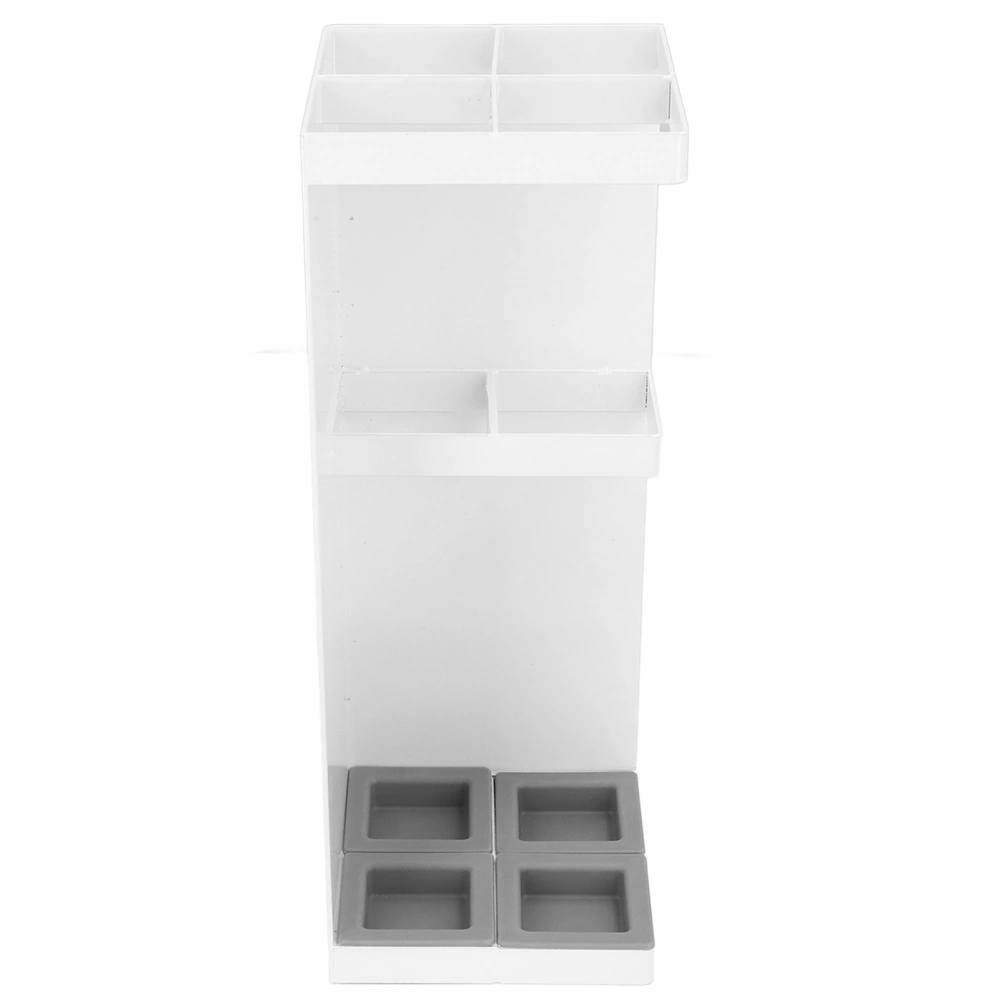 Umbrella Storage Stand Minimalist Sturdy Smart Umbrella Stand with Removable Drip Tray for Home Hotel Lobby White