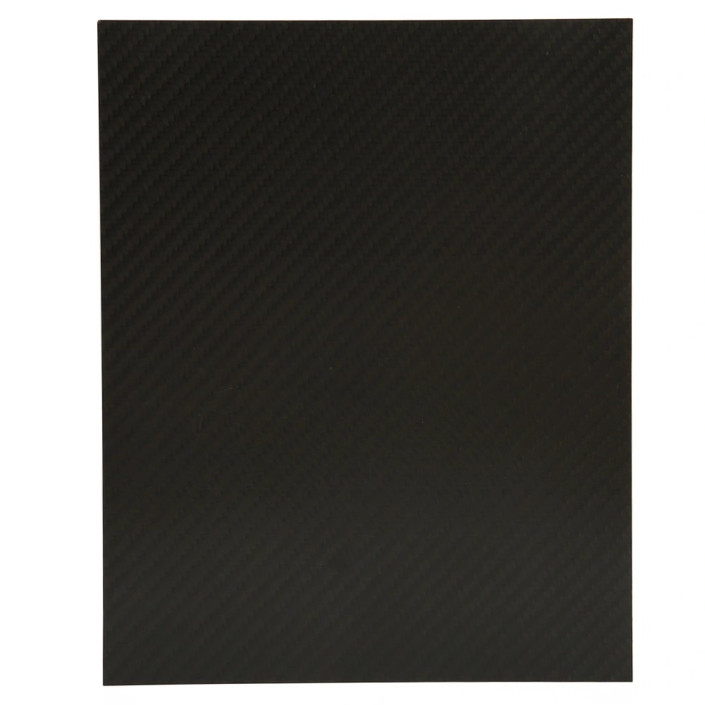 High Hardness Carbon Fiber Board Corrosion Resistant 3K Full Carbon Fiber Sheet Plate Twill Matte for RC Cars Planes 200x250x1.0mm / 7.9x9.8x0.04in