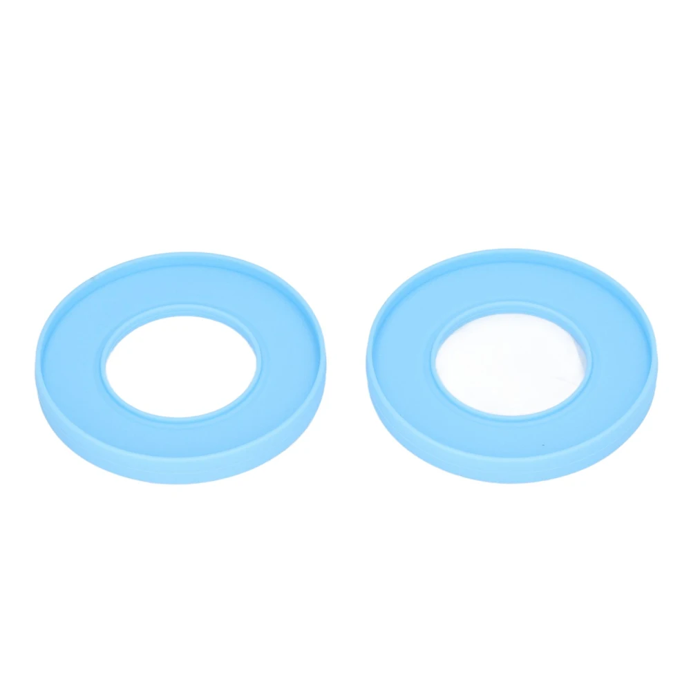 2PCS Silicone Bracelets Household Waterproof Symmetrical Suction Cup Fixation Flexible Comfortable Kitchen Wristbands Blue