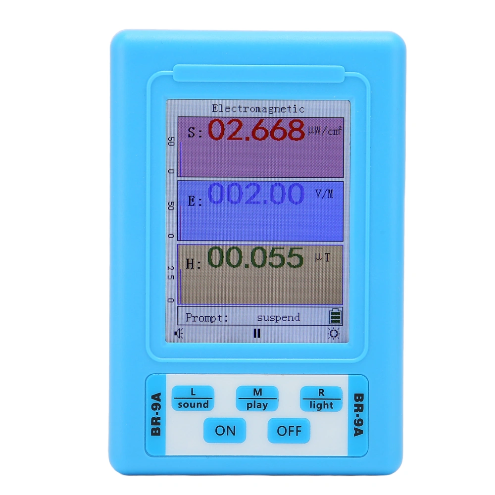 Electromagnetic Radiation ABS Detector Dual Purpose EMF Magnetic Field Tester for Daily Life