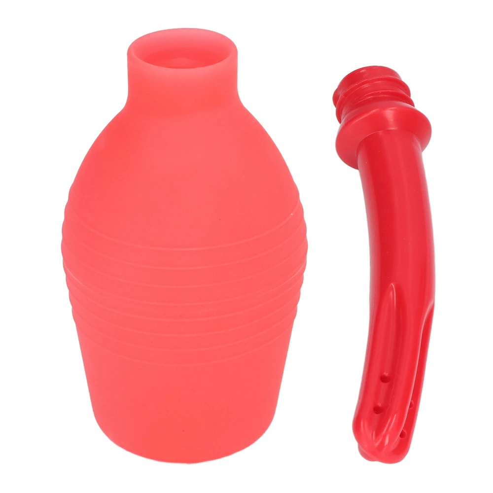 Silicone Anal Douche Enema Bulb Enema Irrigator Ball Anus Cleaning Tool for Man Woman Type A