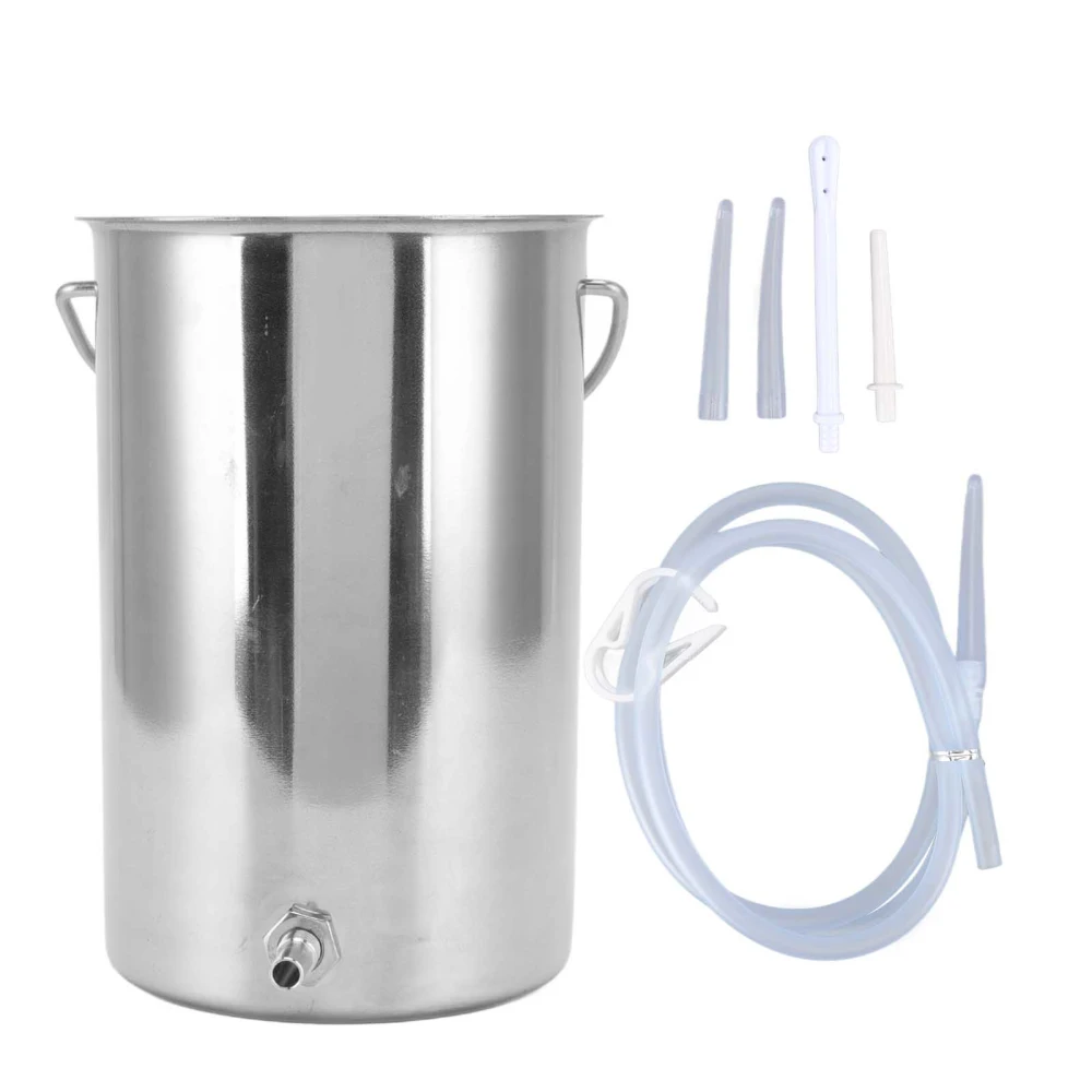 Stainless Steel Enema Bucket Food Grade Coffee Enema Bucket Kit for Household Cleaning Detox Equipment