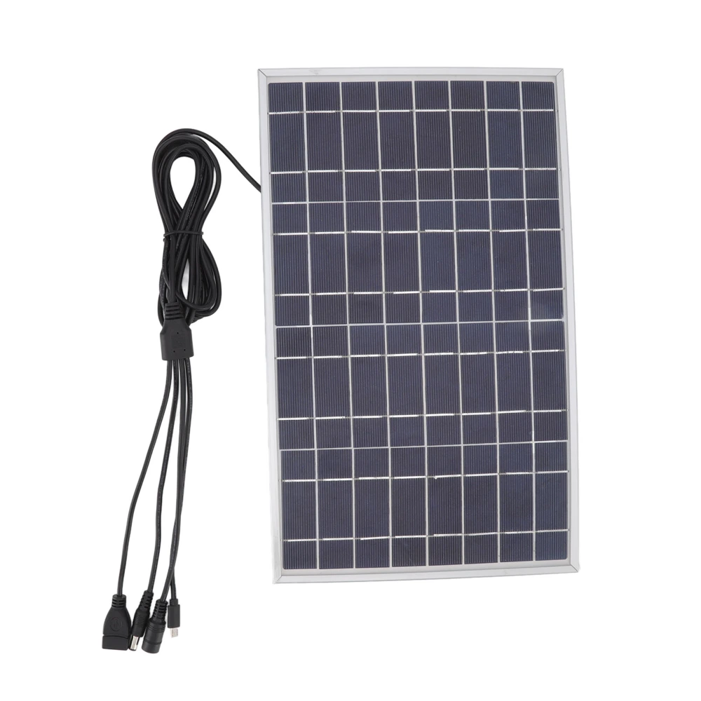 8V 15W Solar Panel High Efficiency Solar Charging Panel Outdoor Battery Charger for Household Car Boat