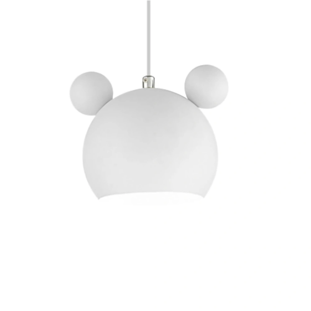 Cartoon Chandelier Shade Ceiling Lamp Cover Pendant Metal Lampshade for Dining Room Kitchen No Light Source White