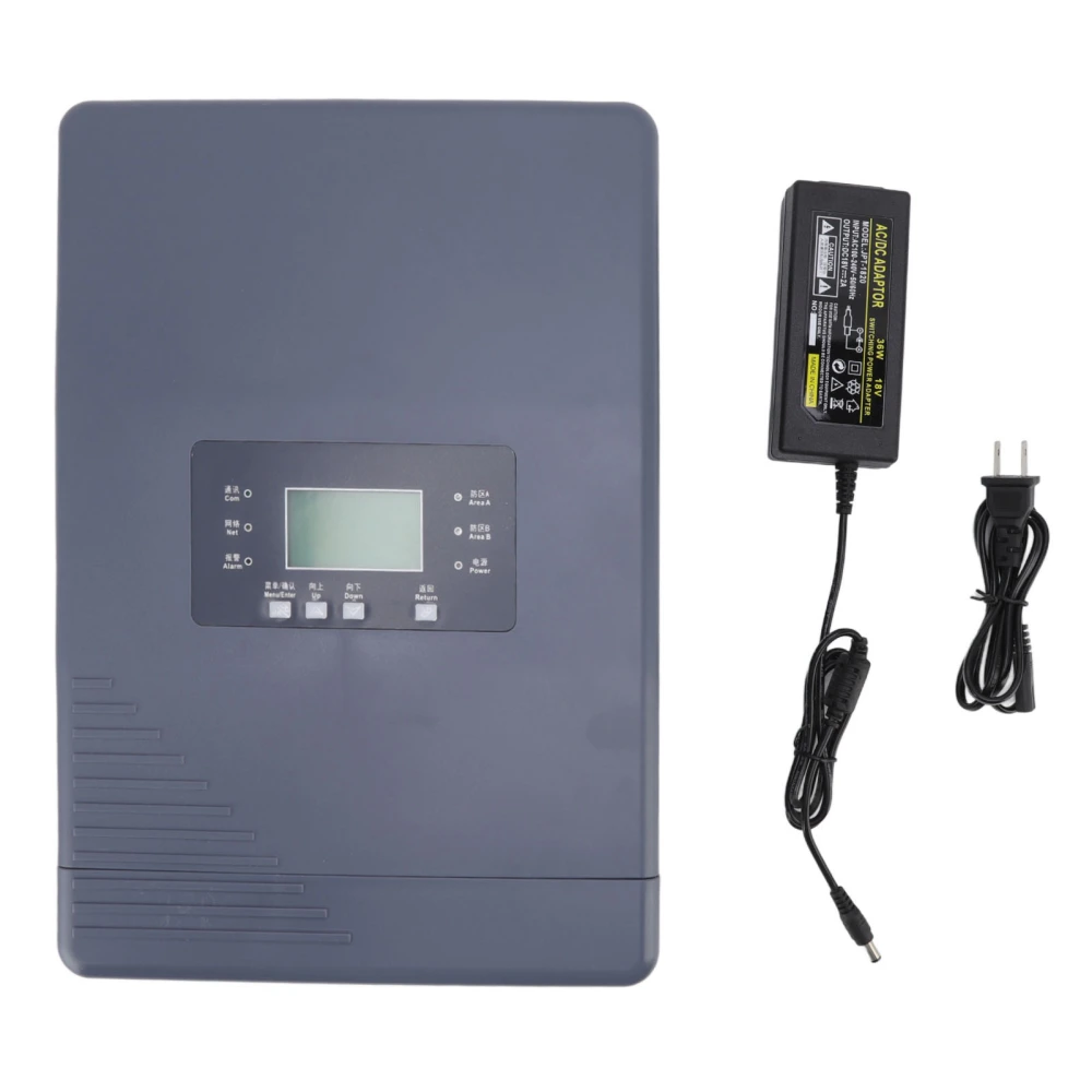 Outdoor Pulse Electric Fence High Voltage Host Electronic Fence Alarm Controller US Plug 100‑240V