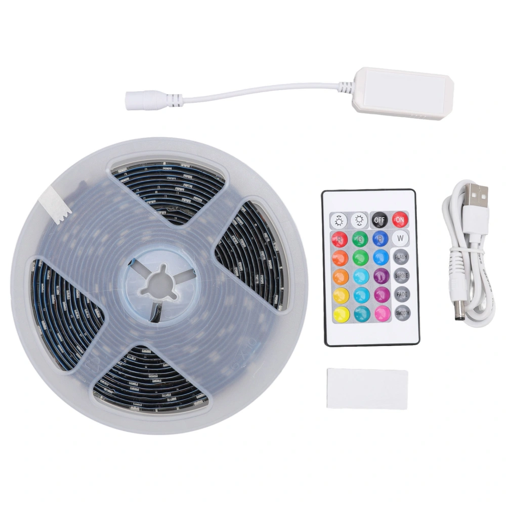 RGB Strip Light Waterproof USB Powered Remote Control WiFi LED Lamp Strip for Party Bar Living Room 5V