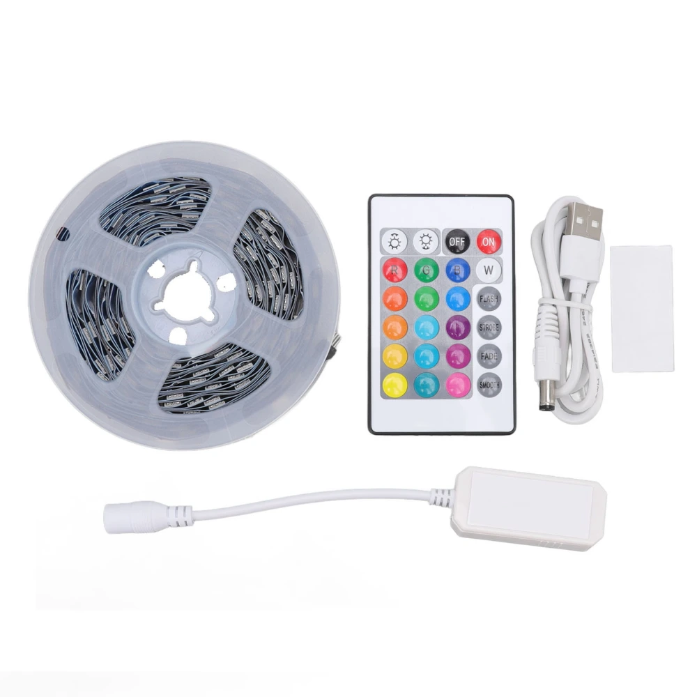 WiFi RGB Strip Lights Multifunction APP Control Dimmable 5050 Smart LED Light Strip for Home Party KTV 16.4ft