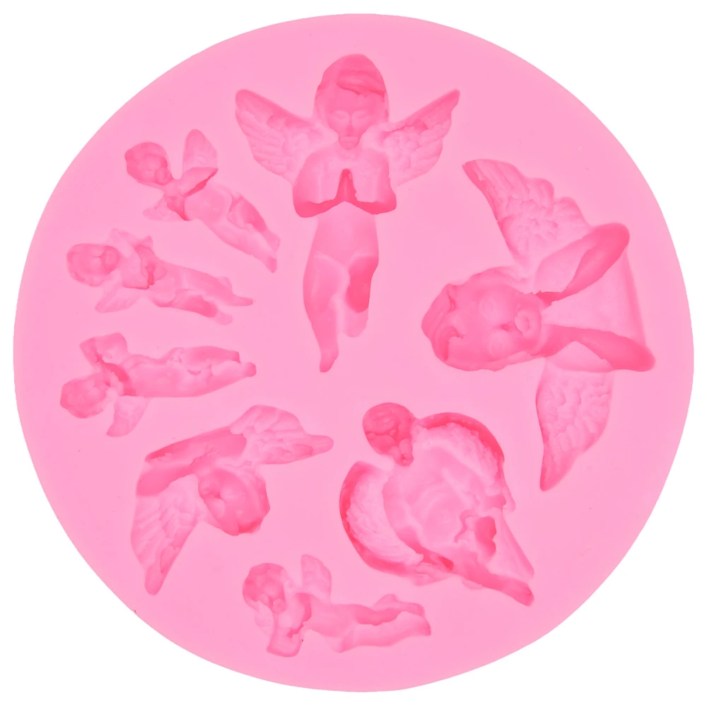 Angel Baby Shape Mold Silicone Mould Fondant Mold Decorating Household DIY Tool for Cake Chocolate