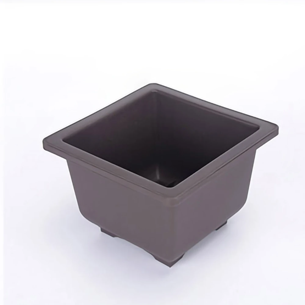 Rectangular Flower Pot Simple Stylish Drain Design Thickening Succulent Pot Succulent Planter with Tray Small Rhombus Deep Pot