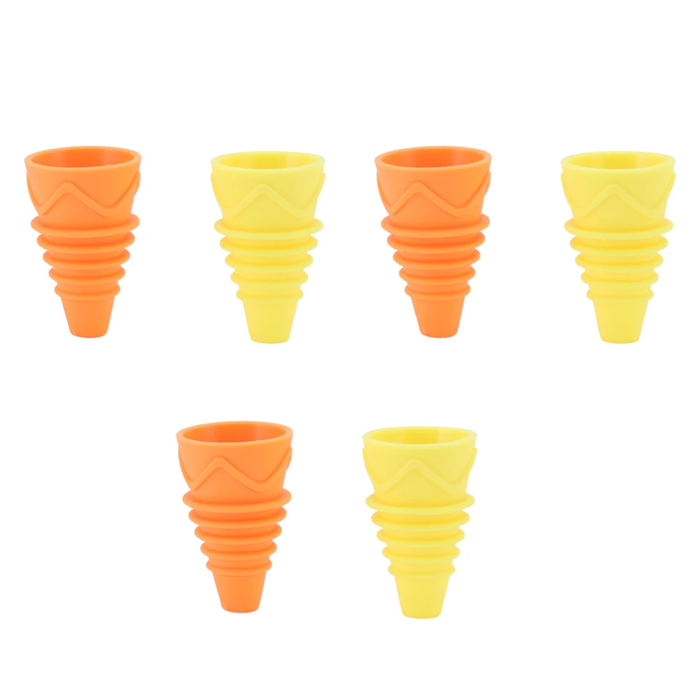 6PCS Fly Trap Funnel Reusable Flexible Silicone Flytrap Funnel Home Garden Kitchen Flytrap for Water Bottles