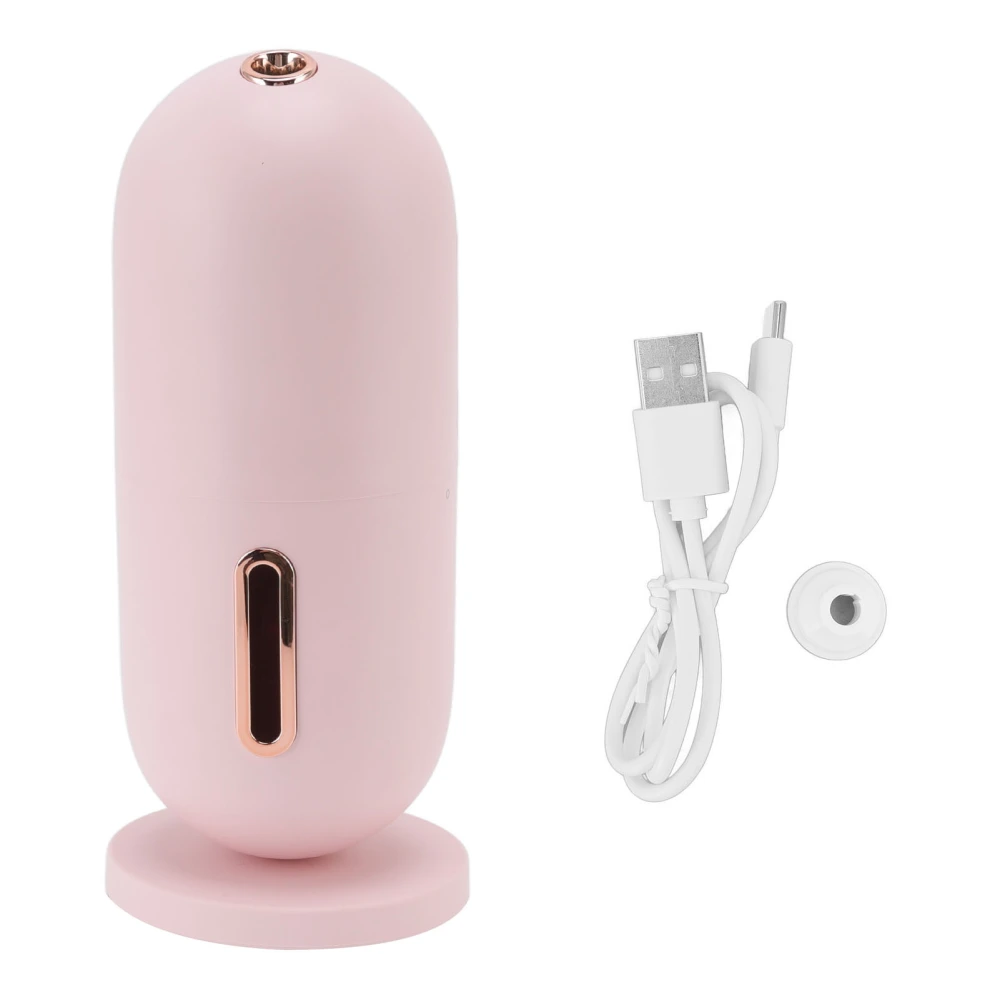 Essential Oil Diffuser 3 Modes 1200mAh Battery Ultra Quiet Portable Easy Operation Aromatherapy Diffuser for Home Office Pink