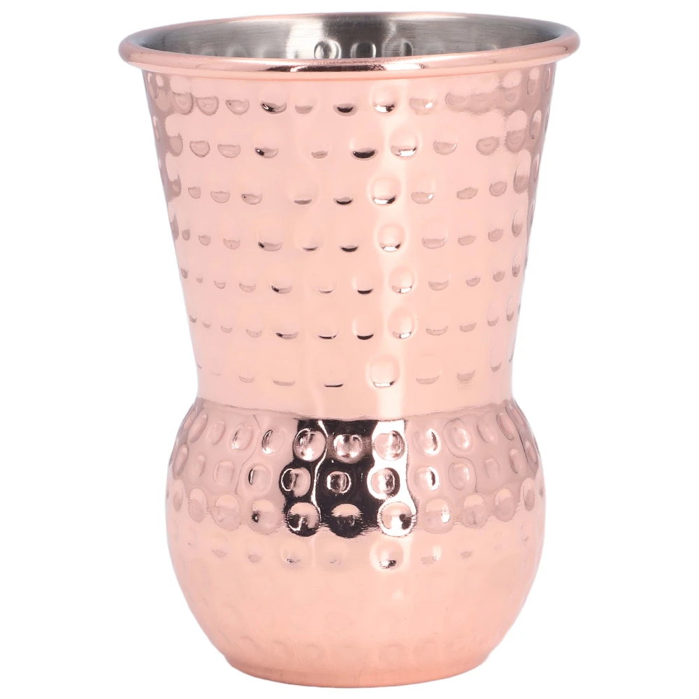 380ml Copper Plated Barrel Hammered Moscow Mule Mug Cocktail Cup for Bar Drinking Bartending