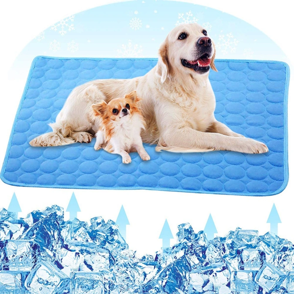 Dog Cooling Mat Ice Silk Cool Pet Pad for Hot Summer Weather Pet Cooling Pad Ideal for Home and Travel