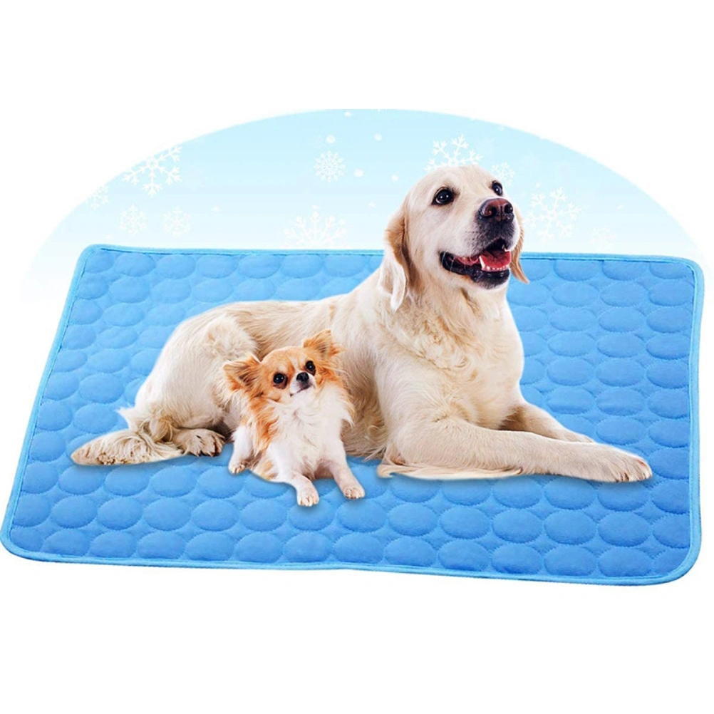 Dog Cooling Mat Ice Silk Cool Pet Pad for Hot Summer Weather Pet Cooling Pad Ideal for Home and Travel