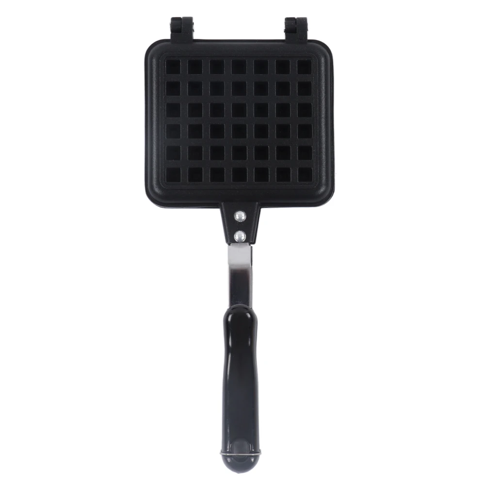 Square Waffle Baking Pan Non Stick Coating Aluminum Alloy Waffle Maker Pot with Dual Handles