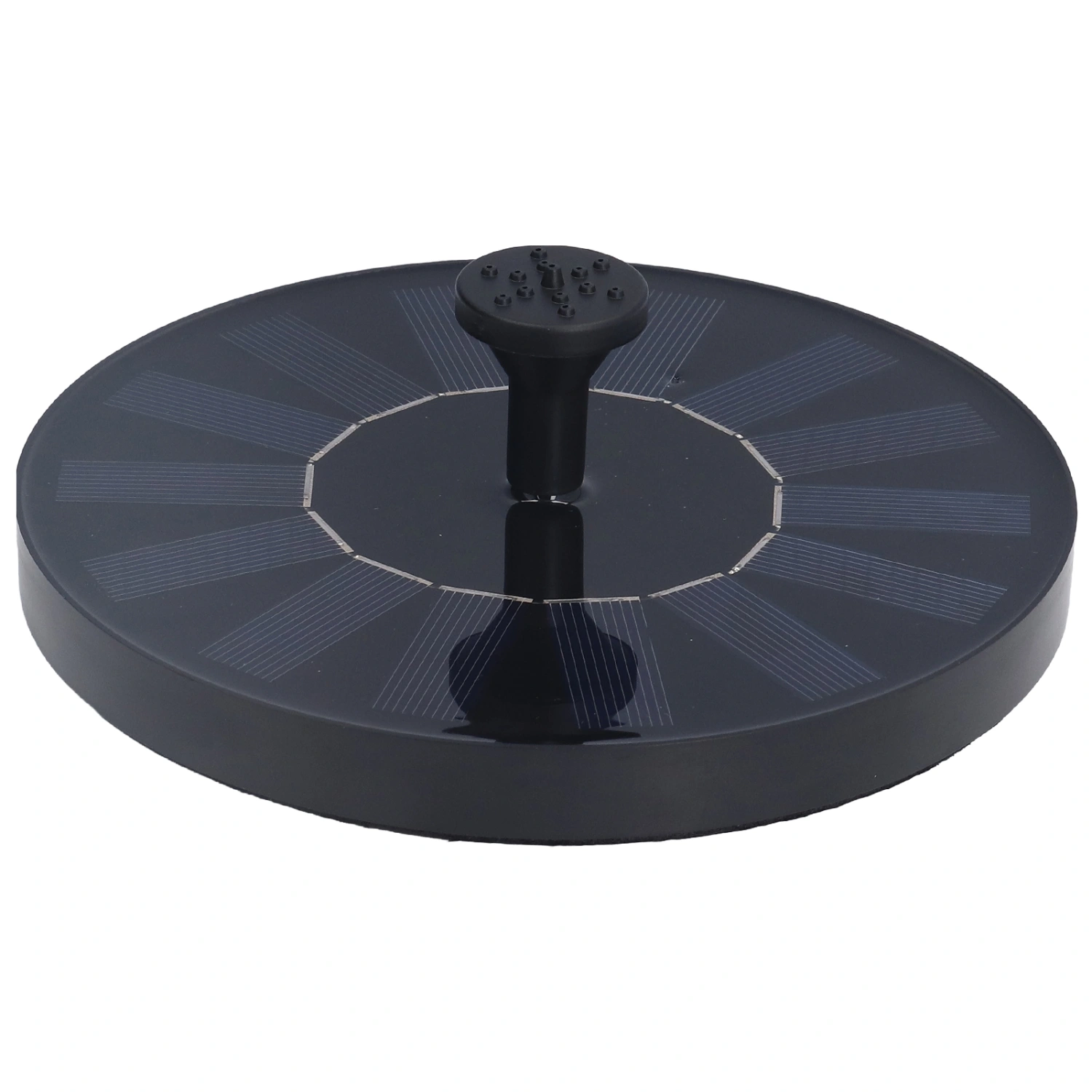 7V 1.4W Solar Fountain 200L/h Stream High Conversion Efficiency Solar Water Fountain Solar Floating Fountain with 6 Nozzles