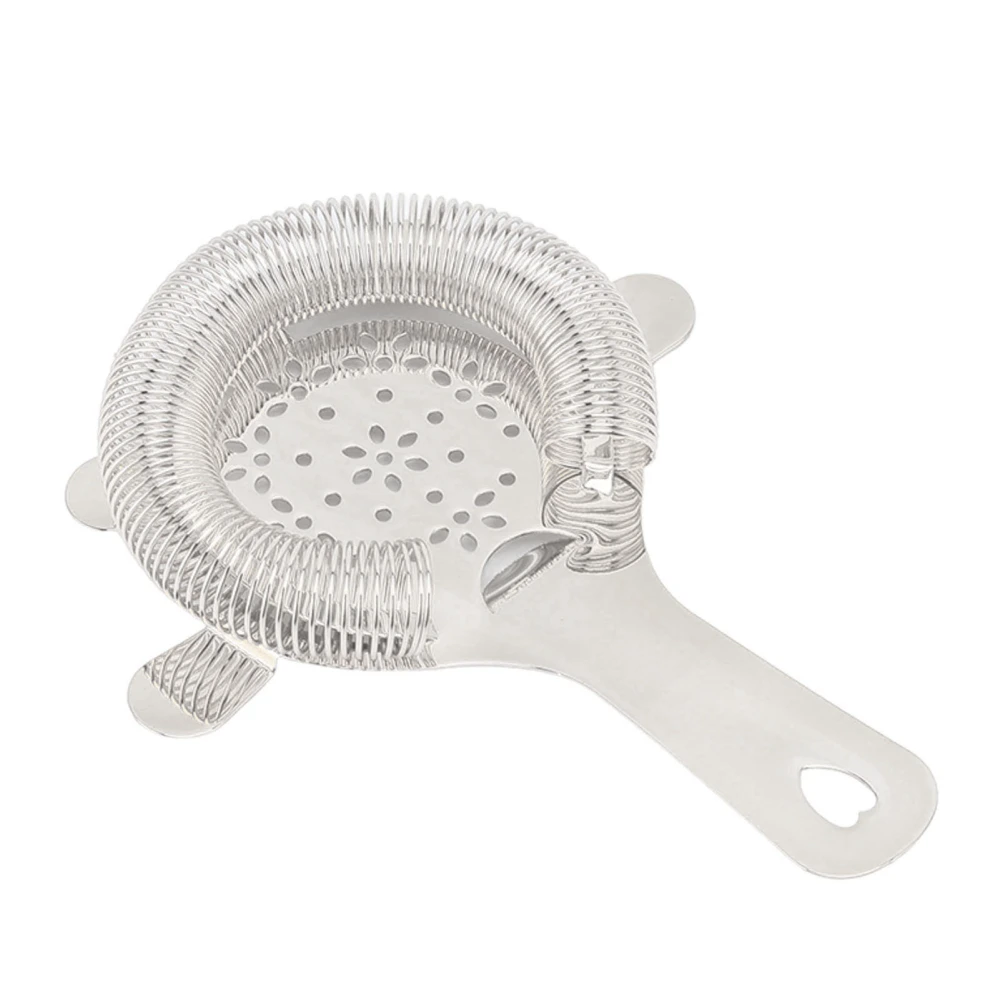 Cocktail Strainer Wintersweet Type Stainless Steel Bar Strainer Bartender Ice Filter Bartender Accessories Silver