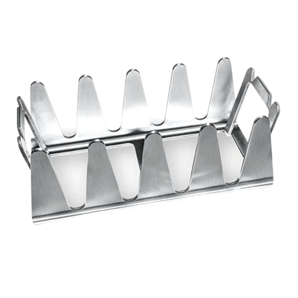 Kebab Rack Stainless Steel Shish Kebab Skewers Rack Universal Barbecue Skewers Holder Grilling Accessories