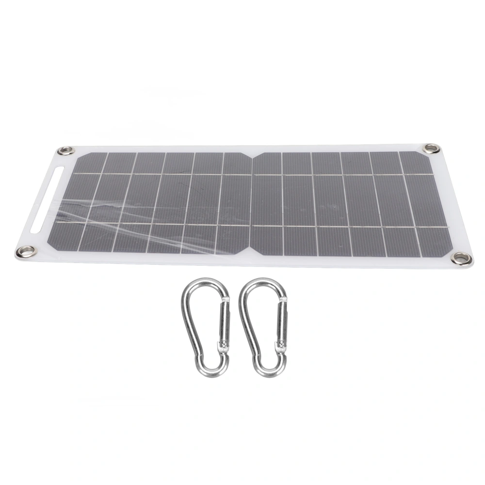 Solar Panel 6W 5V Monocrystalline Silicon Durable Semi Flexible Portable Solar Panel Charger for Car Boat Phone