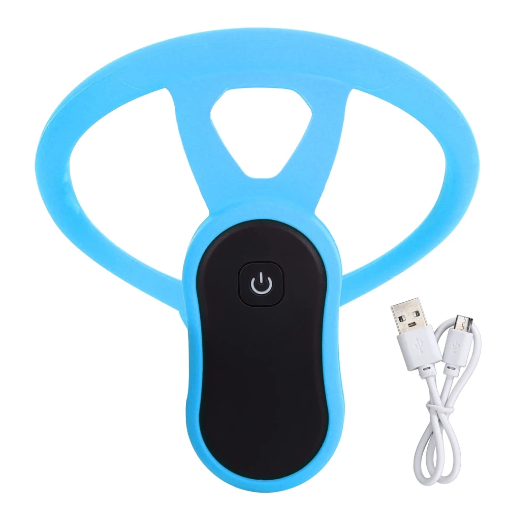 Intelligent Posture Corrector Vibration Reminder Automatic Memory Function Lightweight Posture Trainer for Work Study Blue