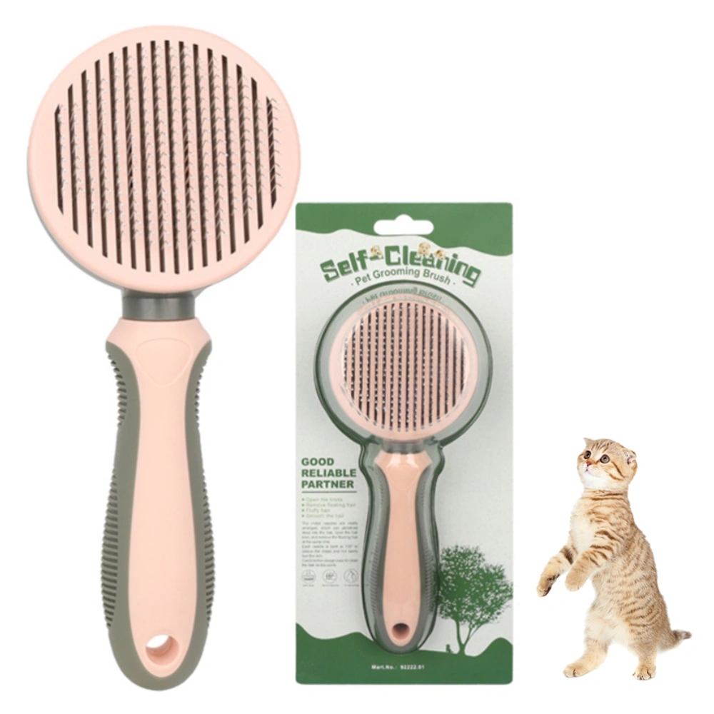 Pet Cleaning Slicker Brush for Shedding Grooming and Dematting Cat Dog Comb for Easily Removes Loose Undercoat and