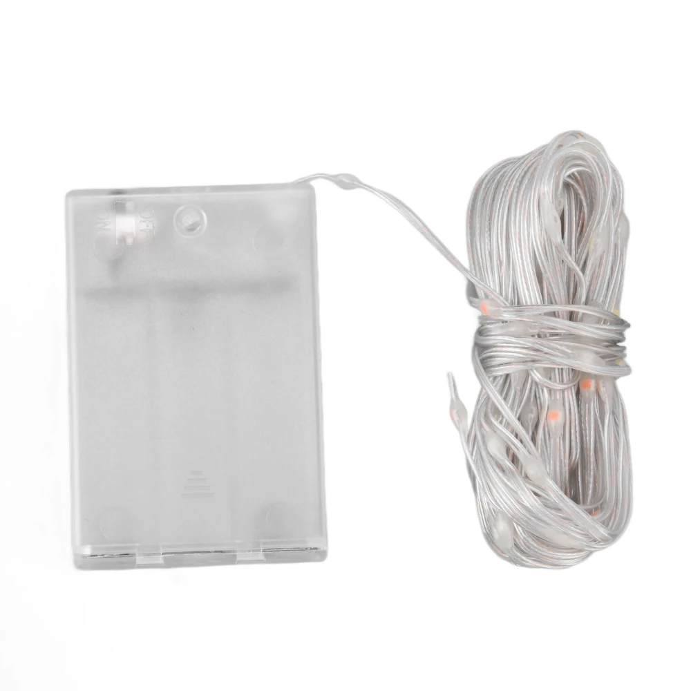 LED Light String 33 Feet DIY Battery Powered Waterproof Decorative Light String for Outdoor Decoration