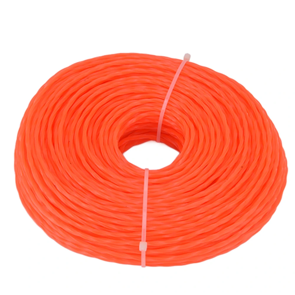 Nylon Trimmer Cord 3.0mm 85m Twisted Trimmer Line for Home Garden Heavy Duty Lawn Mower Cutters