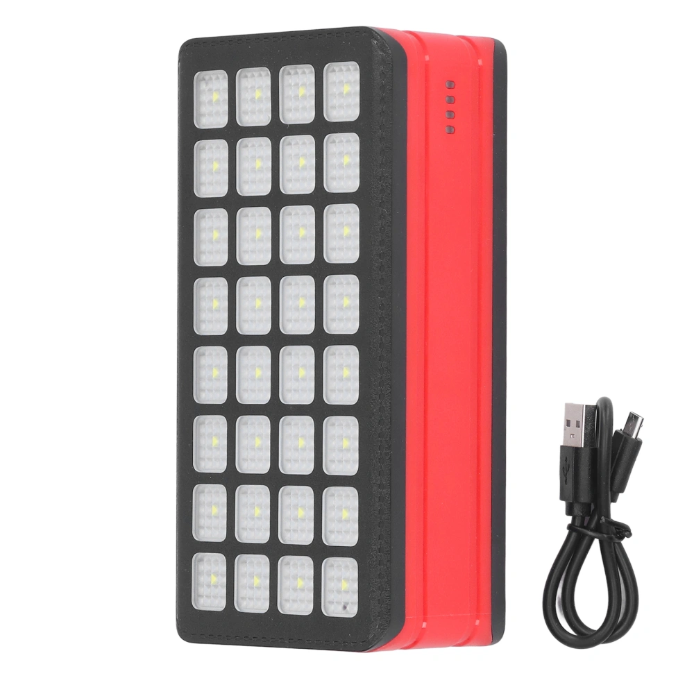 32LED Power Bank 50000mah Capacity Outdoor External Battery Pack with 4USB 3 Light Modes for Camping Picnic