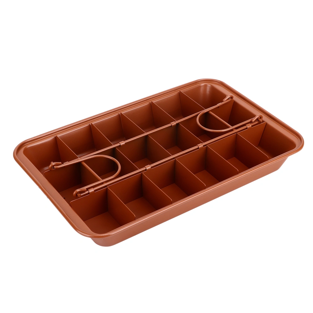 Cake Baking Mold Set High Carbon Steel Grid Bread Baking Tray with Non Stick Coating Kitchen Bakery Accessory