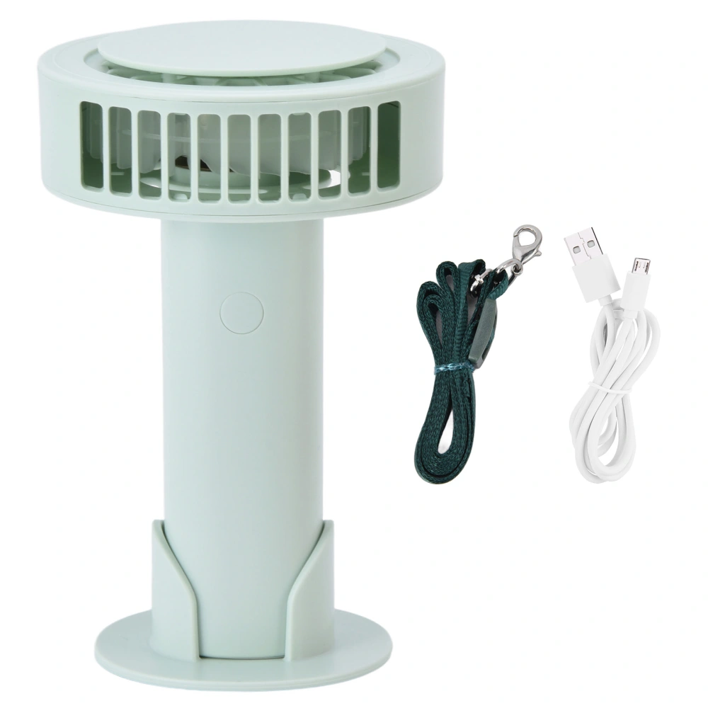 Handheld Electric Fan 3 Speed Portable Mini USB Pocket Hand Fan for Outdoors and Indoors Green