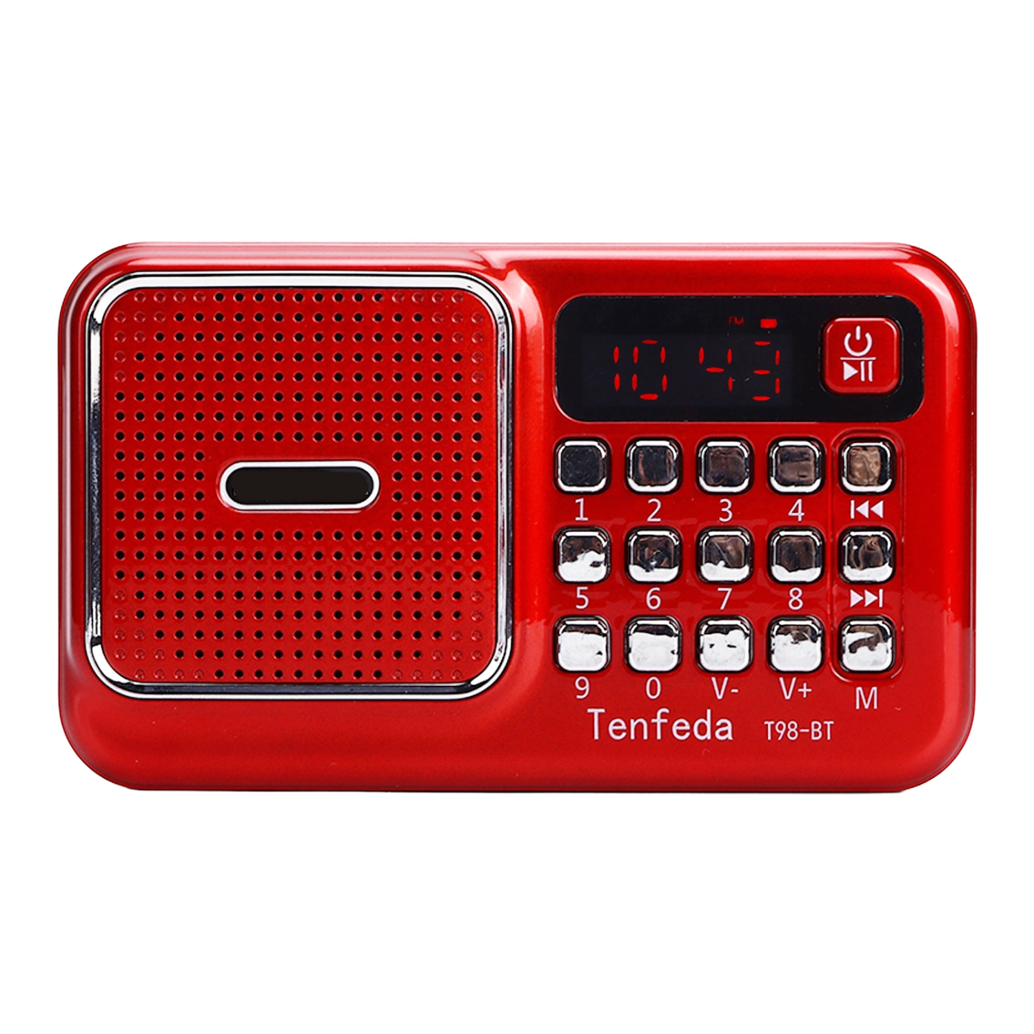 Portable AM FM Radio Battery Compact Operated Radio with MP3 Player for Home Office