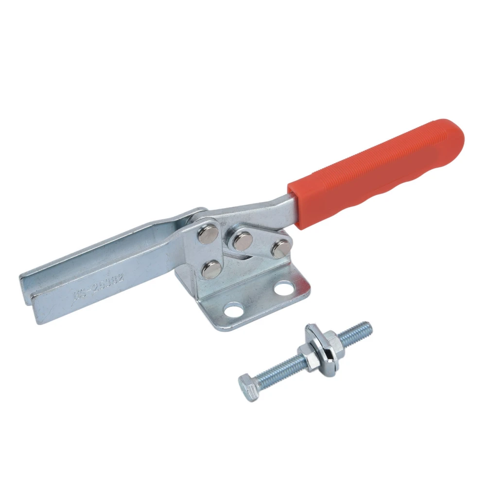 Toggle Clamp Quick 280kg Clamping Force 80° Handle Opening Horizontal Hold Down Clamp for Equipment Installation