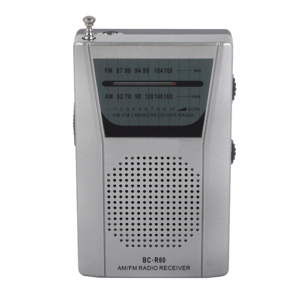 Portable Radio Portable Pocket Small Mini Multifunctional Practical AM FM Transistor Radio Gift