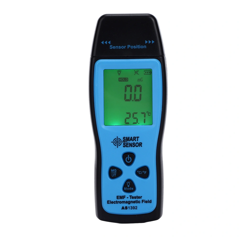 LCD Electromagnetic Radiation Detector Portable Mobile Phone Radiation Tester for Household 30Hz~300Hz