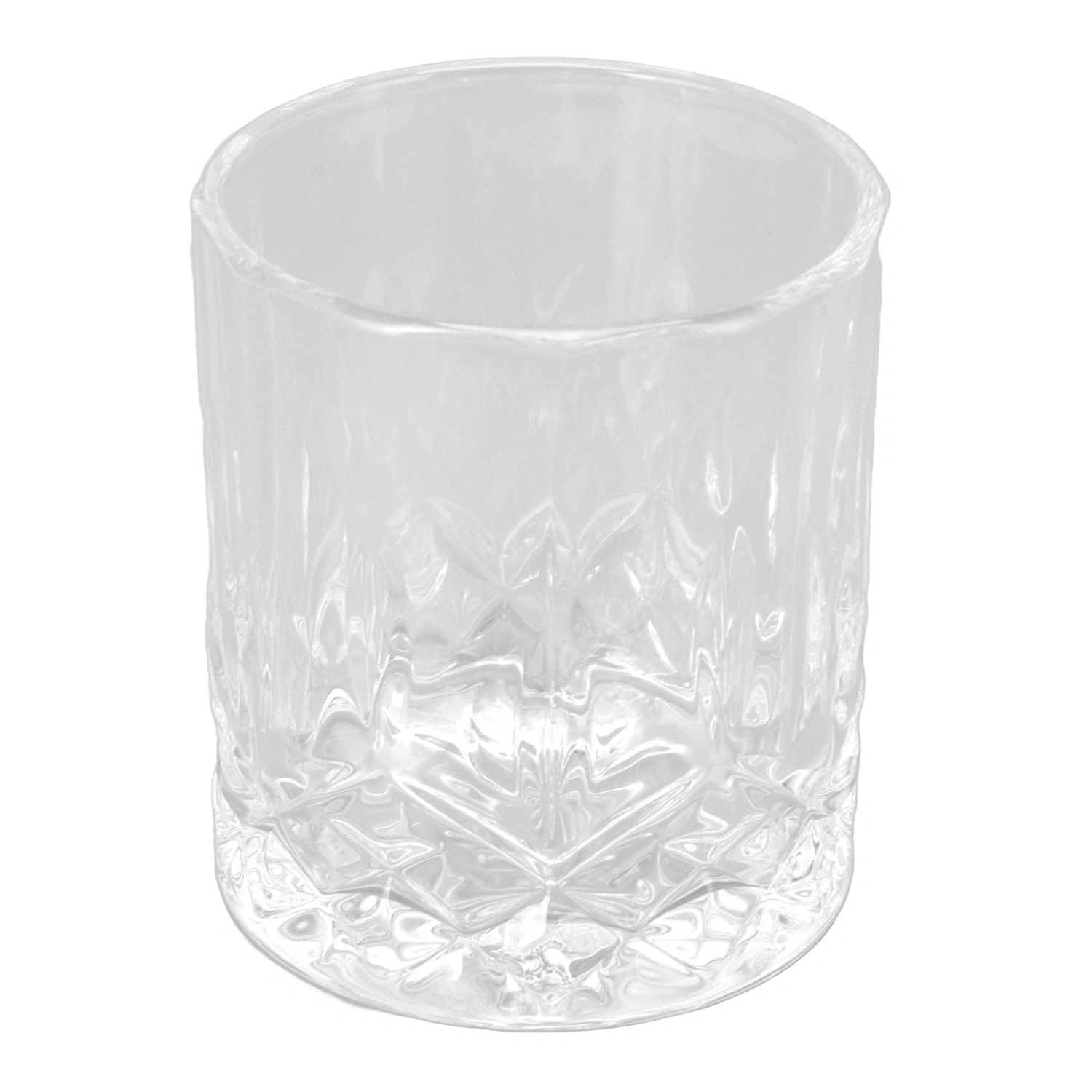Whiskey Glasses 300ml Engraved Surfaces Food Grade Glass Lightweight Rocks Glasses for Home Restaurant Bar