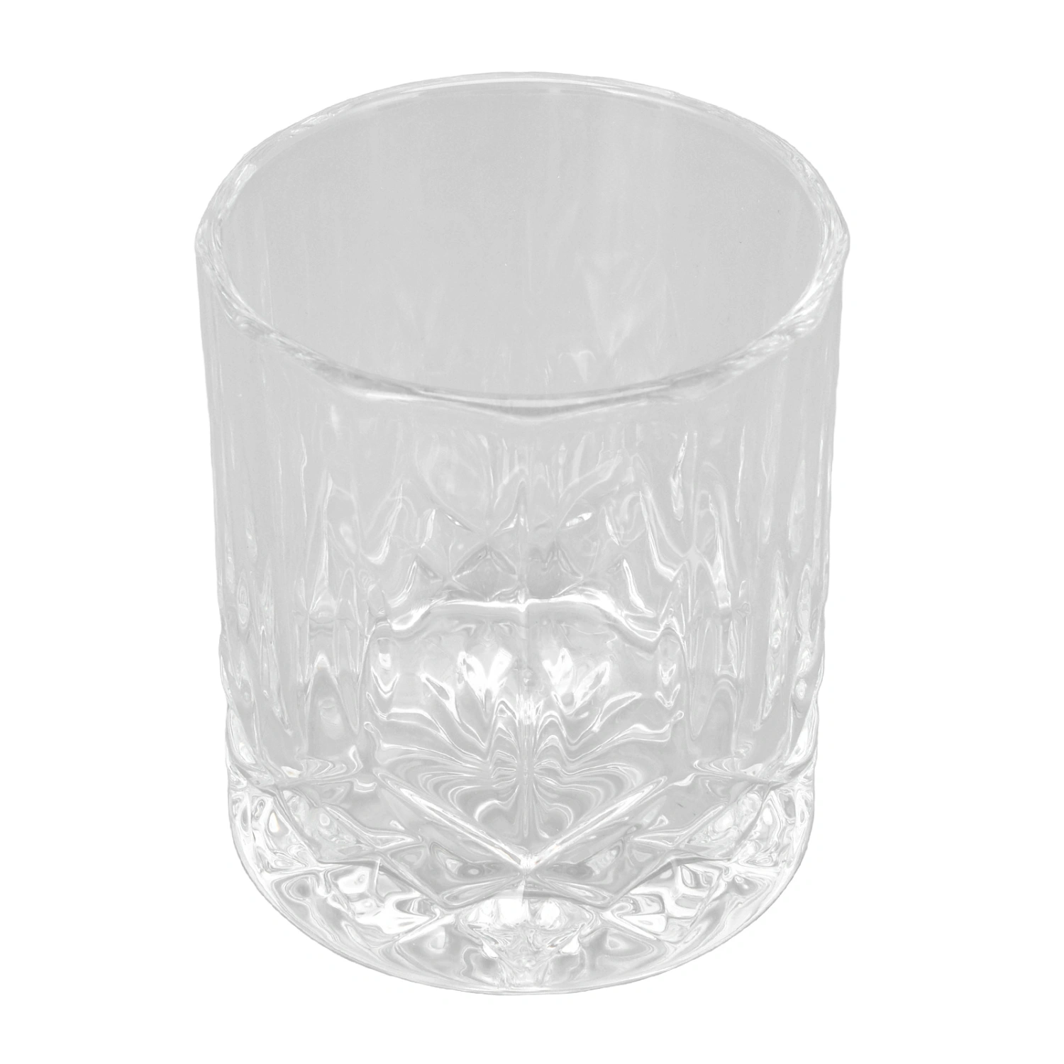 Whiskey Glasses 300ml Engraved Surfaces Food Grade Glass Lightweight Rocks Glasses for Home Restaurant Bar