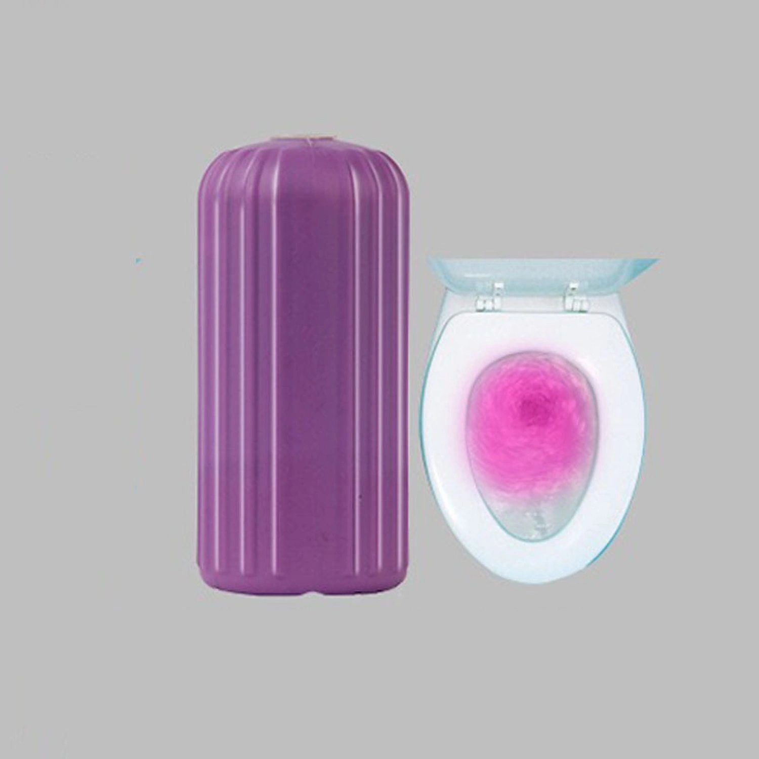 Toilet Tank Bowl Cleaner Bottled Dirt Remover Deodorization Easy Use for Home Hotel BathroomLavender Smell