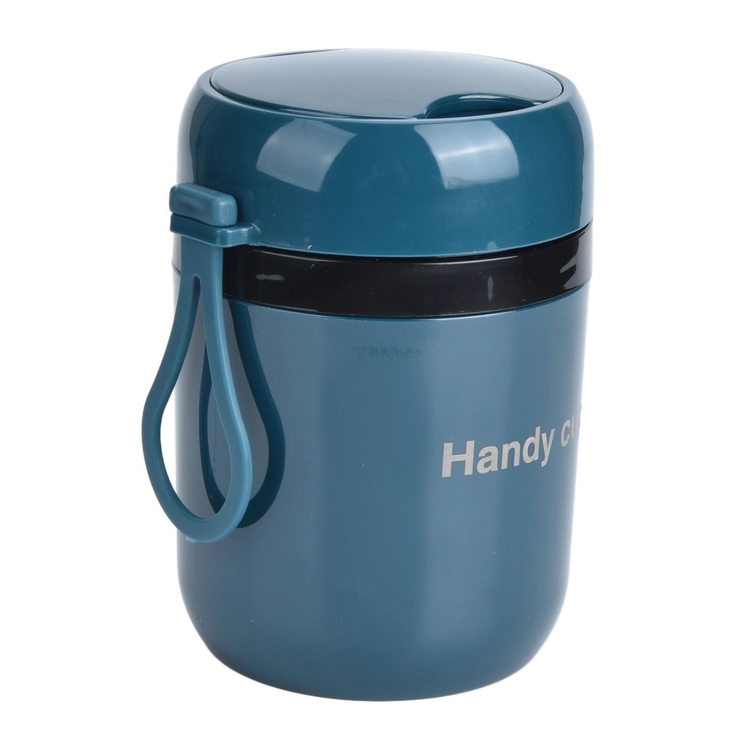 Insulated Soup Containers 500ml Double Anti Scald Heatable Insulated Food Container with Foldable Spoon for Office SchoolFluorescent Blue