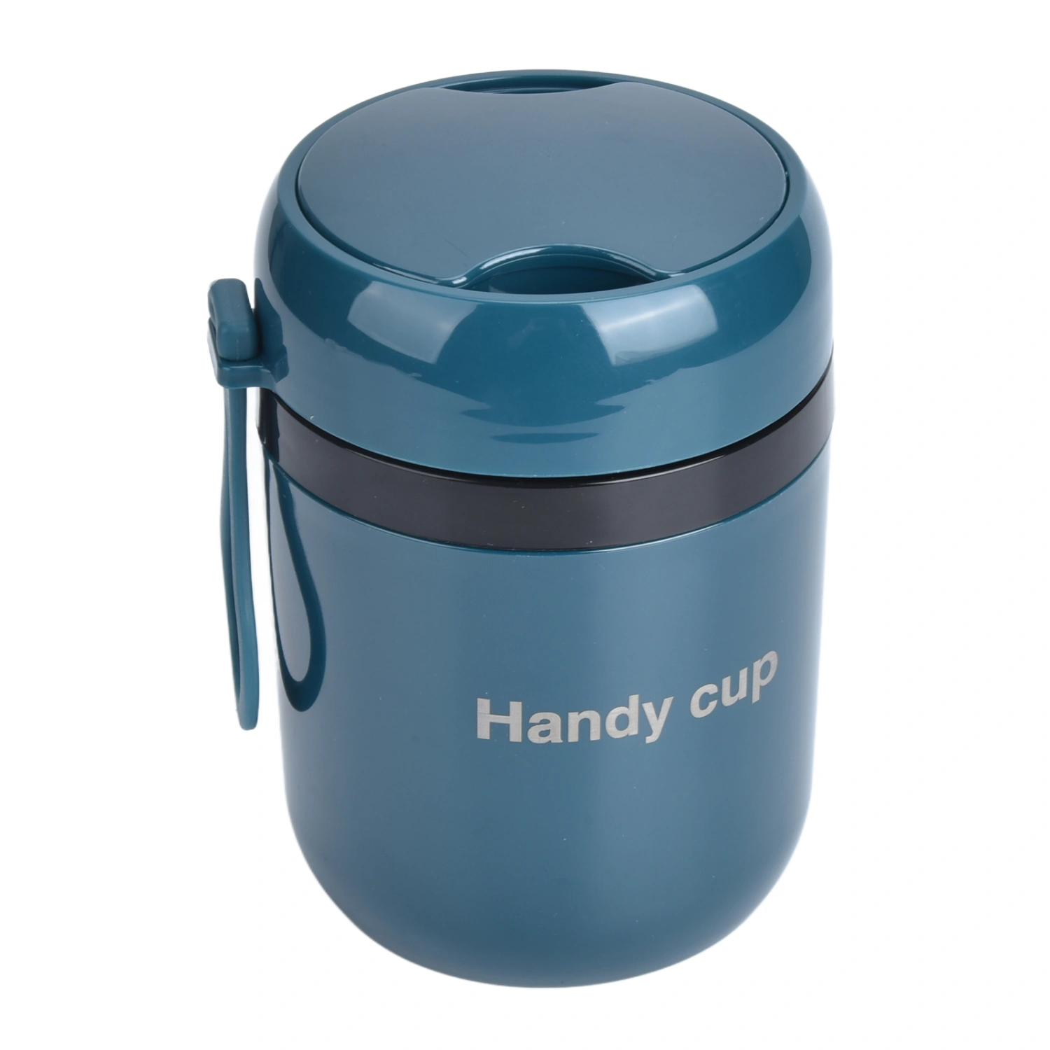 Insulated Soup Containers 500ml Double Anti Scald Heatable Insulated Food Container with Foldable Spoon for Office SchoolFluorescent Blue