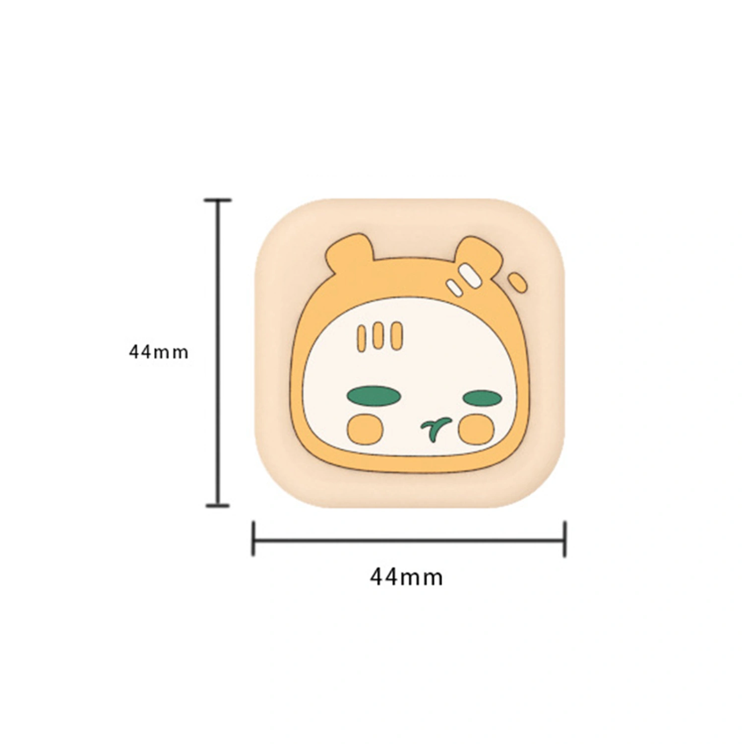 Door Stoppers Wall Protector Cartoon Buffer Mute Shakeproof PVC Door Handle Stopper Door Crash Pad for Door WallOrange