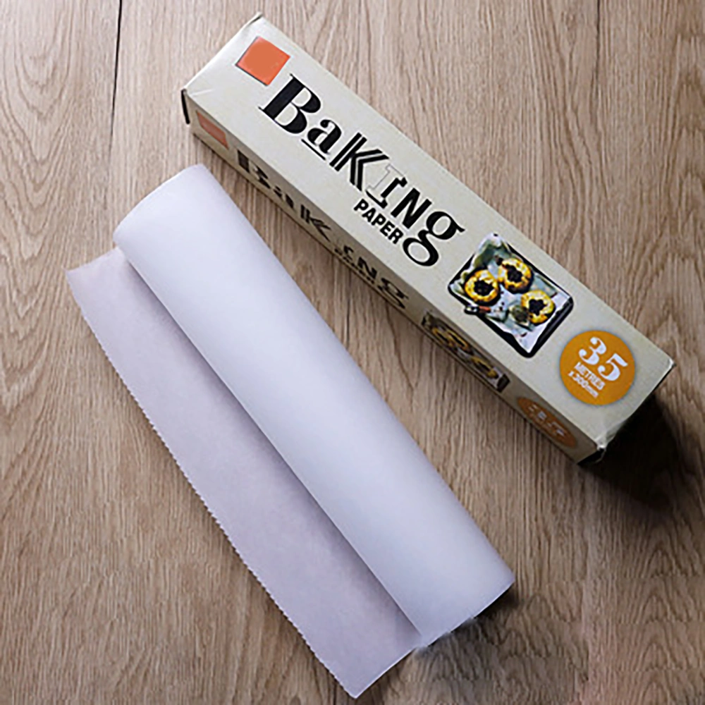 Oven Baking Paper Silicon Oil Paper Non Stick Barbecue Baking Paper for Household Kitchen35m / 114.8ft