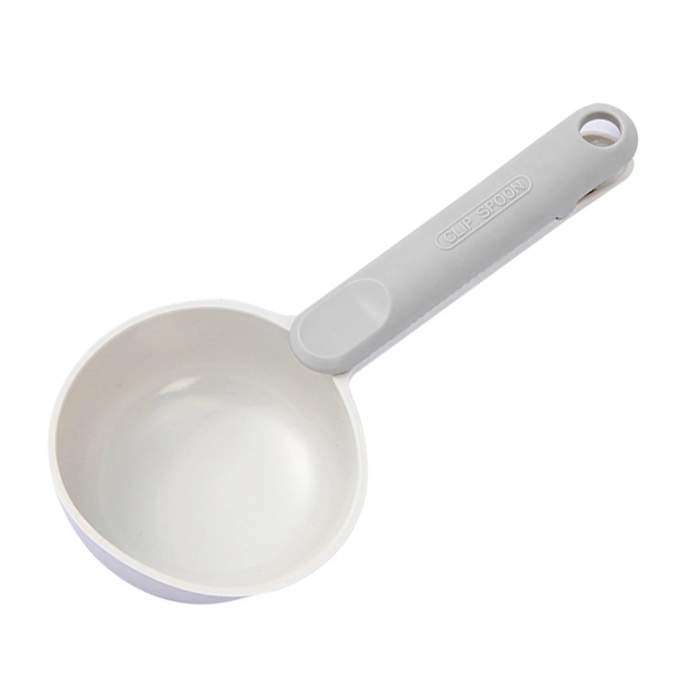 Kitchen Scoops High Capacity Multifunctional Flour Spoon for Cooking Serving Flour Rice BeansGreyish White