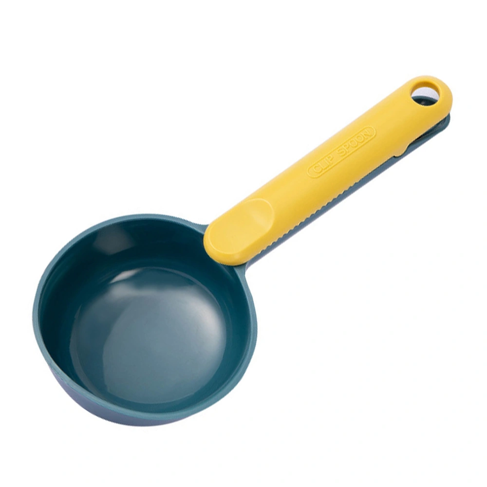 Kitchen Scoops High Capacity Multifunctional Flour Spoon for Cooking Serving Flour Rice BeansBlue Yellow