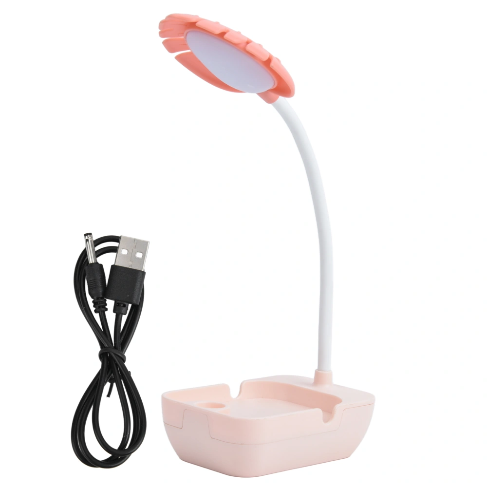 Children Table Lamp Eye Protection LED Lamp Ingenious Lamp Leaf Lamp USB Rechargeable Lamp White Light