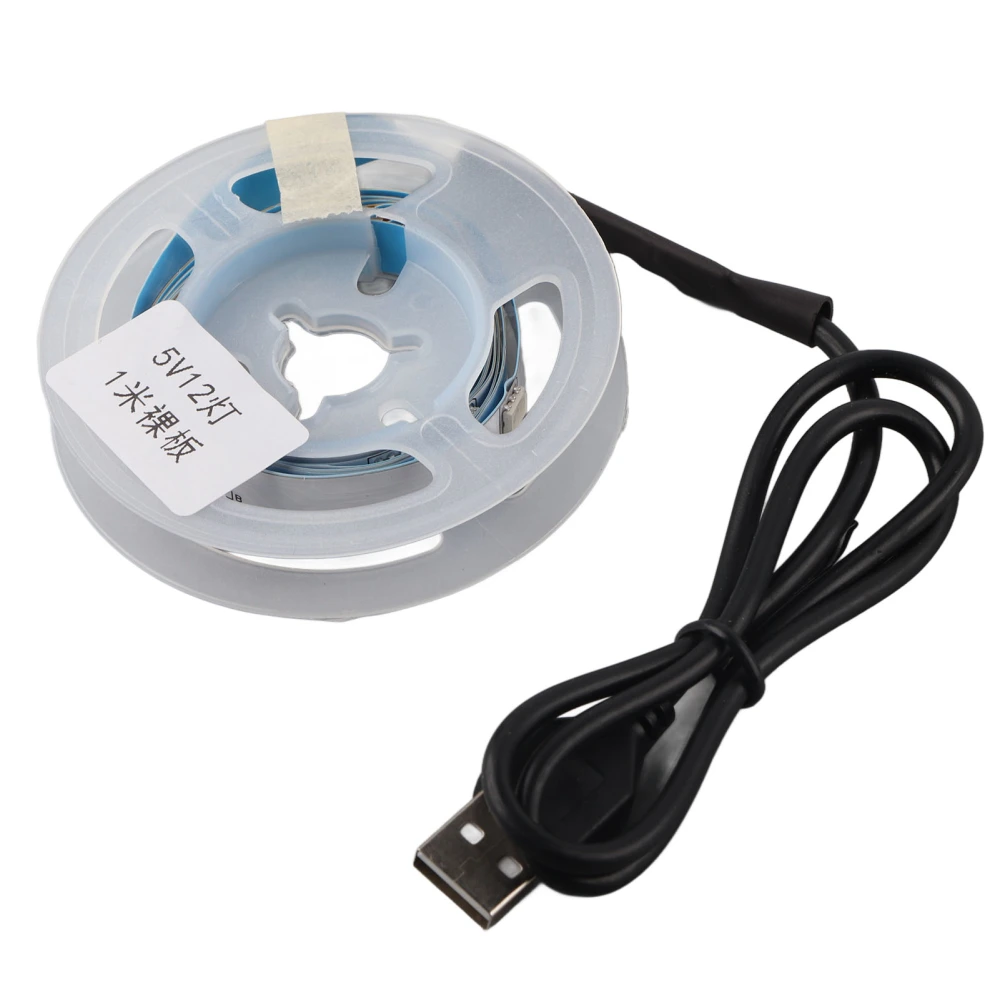 LED RGB Strip Light 5V Button Control Tape Light Color Changing USB Powered Strip Light For Bedroom1m / 3.3ft