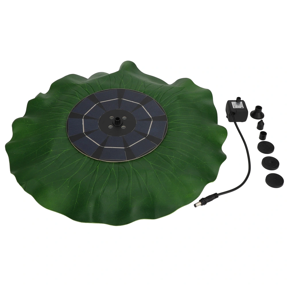 Solar Fountain Floating Solar Water Fountain with 3 Nozzles for Outdoor Pool Pond Garden