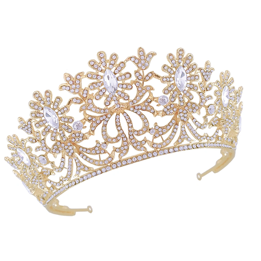 1pc Crystal Crown Headband Wedding Crown Hair Band Bride Hair Accessory